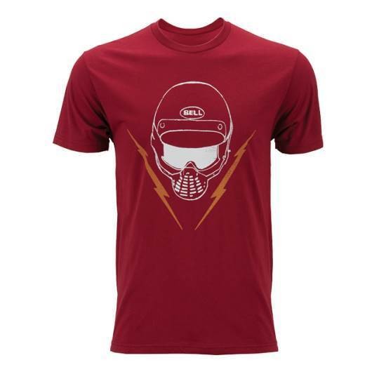 BELL T-Shirt Facemask Cardinal - red