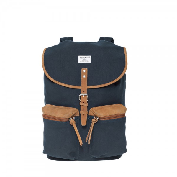 SANDQVIST Backpack Roald - blue