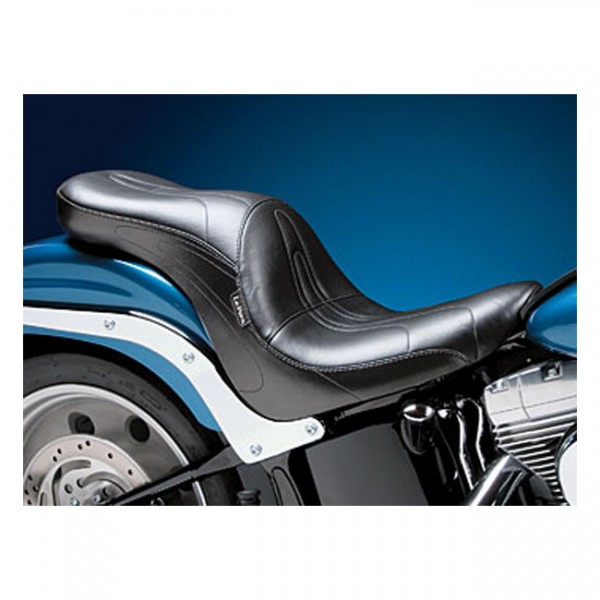 LEPERA Seat LePera, Sorrento 2-up seat - 06-17 Softail with 200mm tire (fender mount) (NU)