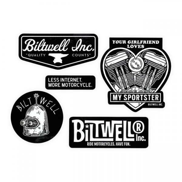BILTWELL Stickers Sportster Sticker Pack - 5 pieces