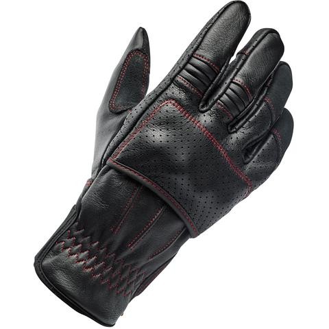 BILTWELL Handschuhe - "Borrego Redline CE" - schwarz & rot