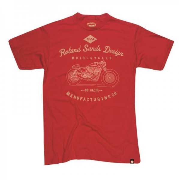 ROLAND SANDS T-Shirt MFG - red