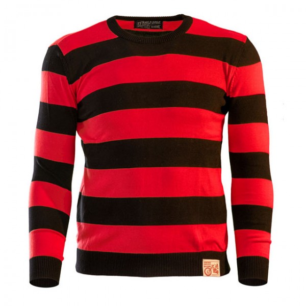 13 1/2 Magazine Sweater Outlaw black and red