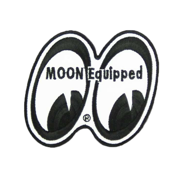 Mooneyes Patch MOON Equipped
