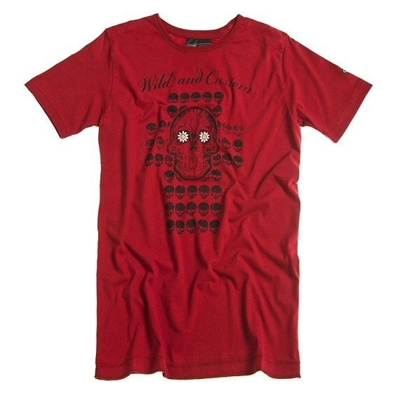 HOLY FREEDOM T-Shirt Skull Red - red