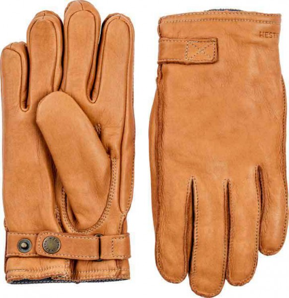 HESTRA Gloves Deerskin Wool Terry - cork