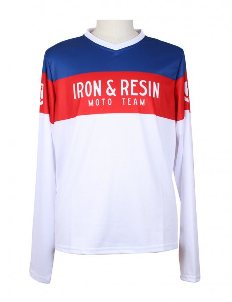 IRON & RESIN Jersey Gran Prix red, white and blue