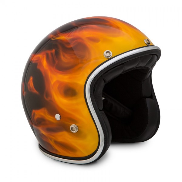 SEVENTIES Superflat Real Flames 2016 Motorcycle Helmet
