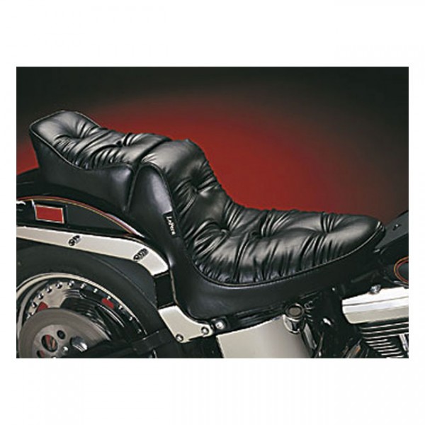LEPERA Seat LePera, Regal Plush 2-up seat - 00-17 Softail (excl. Deuce, FXS, FLS/S) with up to 150mm tire (NU)