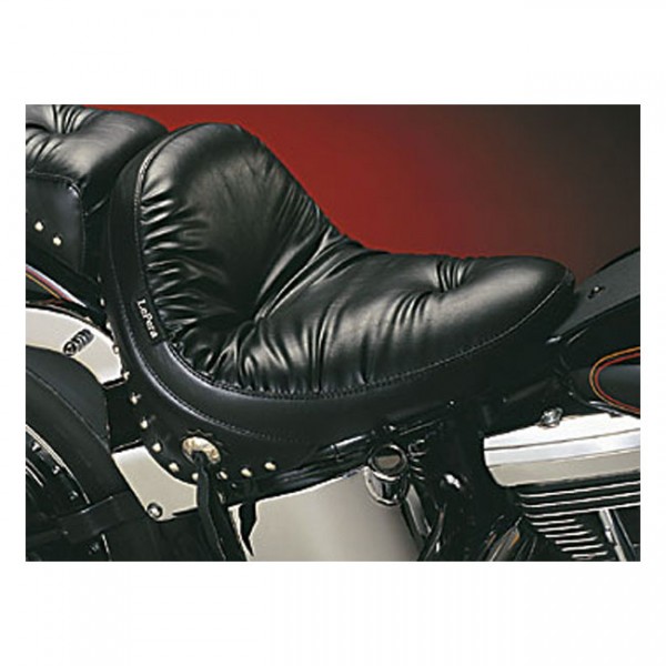 LEPERA Seat LePera, Monterey solo seat. Regal Plush with skirt - 08-17 Softail with 150mm tire (fender mounted) (NU)