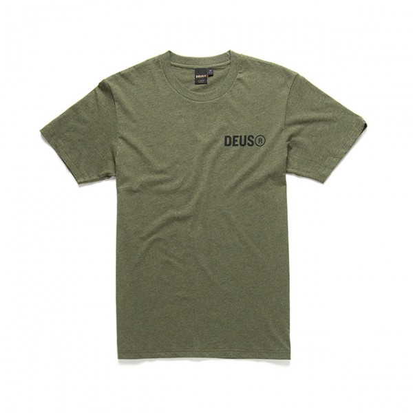 DEUS EX MACHINA t-shirt Cogs Tee in Leaf Marle green