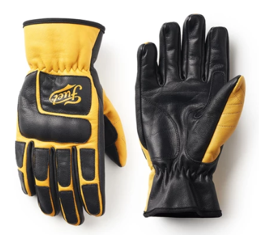 FUEL Gloves Moto X - yellow &amp; black