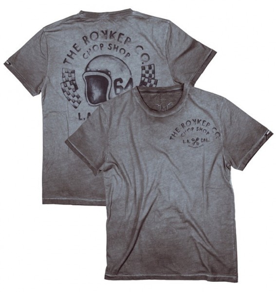 ROKKER T-Shirt - &quot;Chop Shop&quot; - grey
