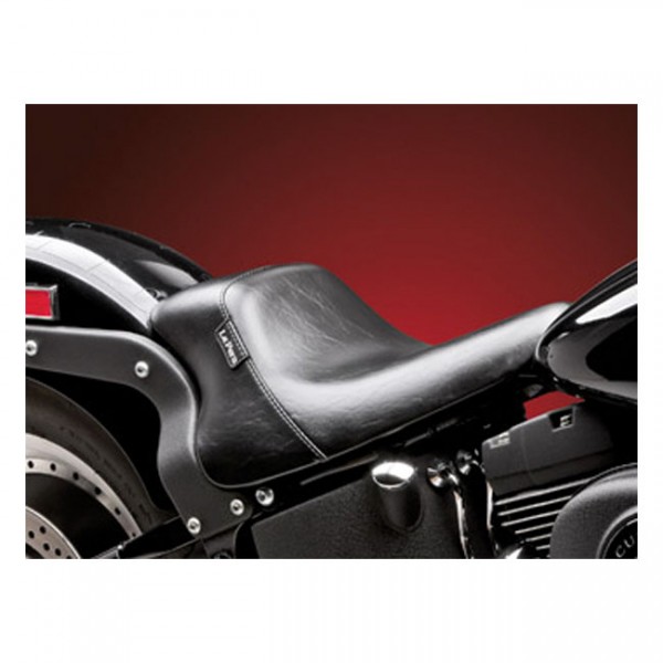 LEPERA Seat LePera, Bare Bones up-front solo seat. Smooth - 00-07 Softail (excl. FXSTD Deuce). (with tire up to 150mm and frame mounted seat)