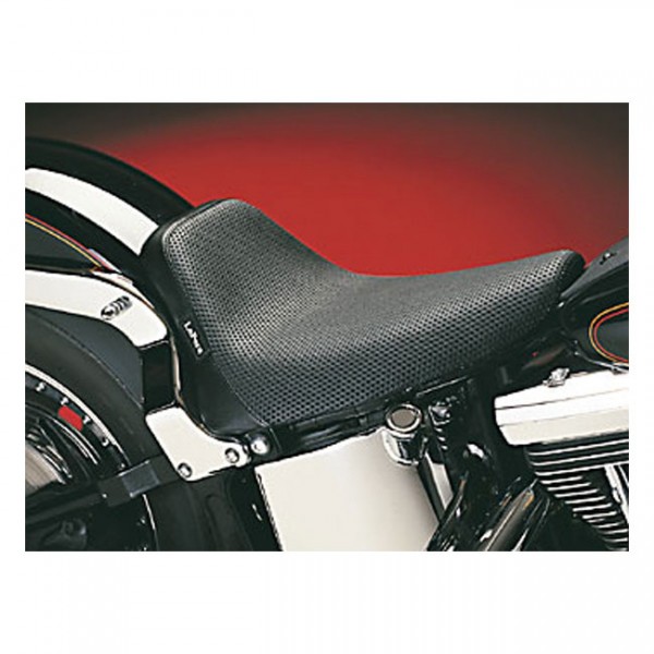 LEPERA Seat LePera, Bare Bones solo seat. Basket Weave - 00-07 Softail with up to 150mm tire, frame mounted (excl. FXSTD Deuce) (NU)