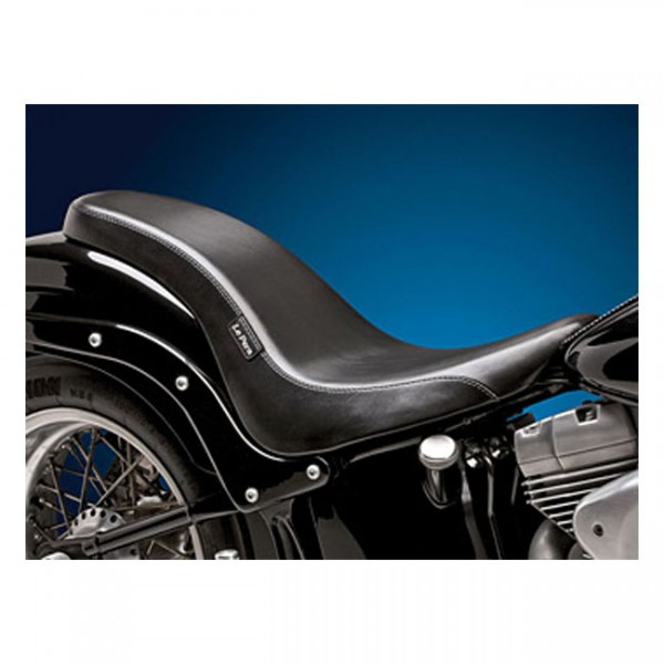 LEPERA Seat LePera, Cobra 2-up seat. Smooth. Gel - 06-17 Softail with 200mm rear tire (NU)