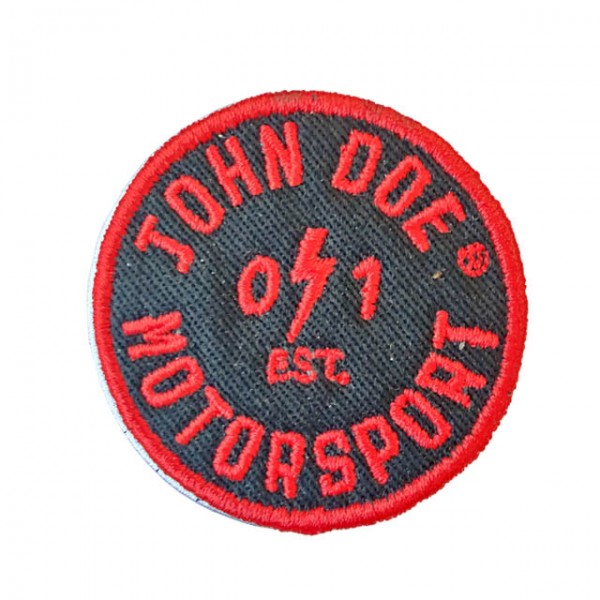 JOHN DOE Patch Est. 01 in black and red