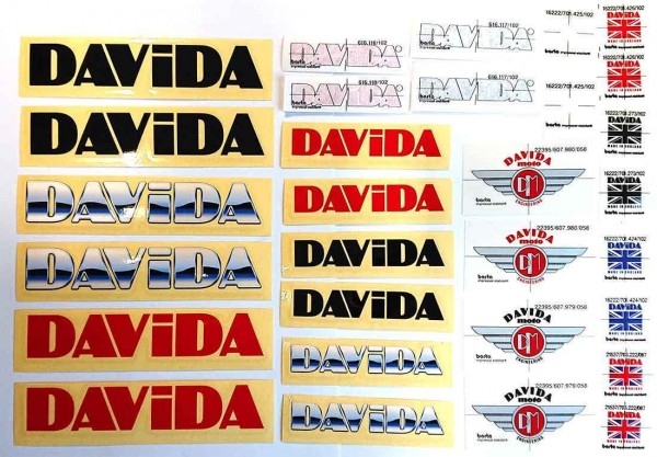 DAVIDA Sticker Sticker Pack - 30 pieces