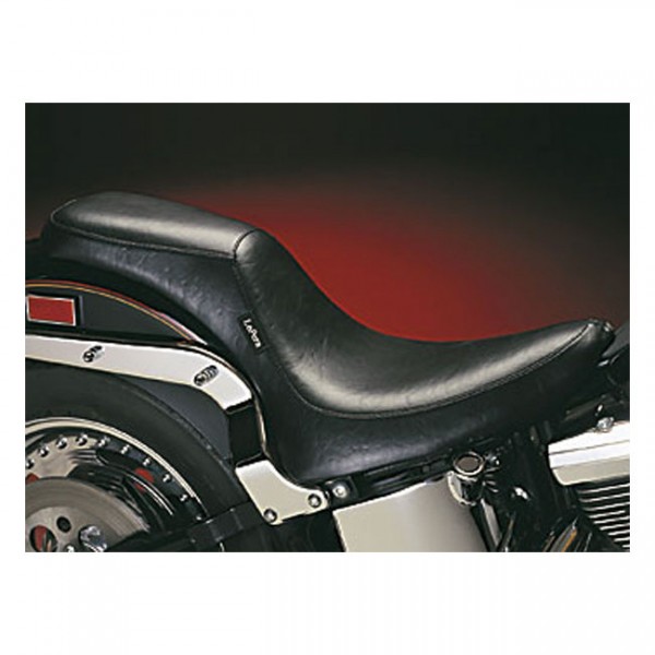 LEPERA Seat LePera, Silhouette 2-up seat. Gel - 00-17 Softail with up to 150mm tire (excl. Deuce) (NU)