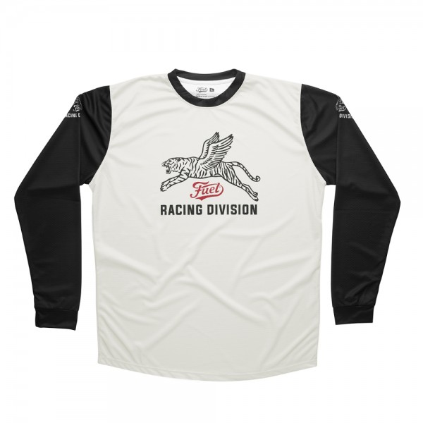 FUEL moto jersey Racing Division in white