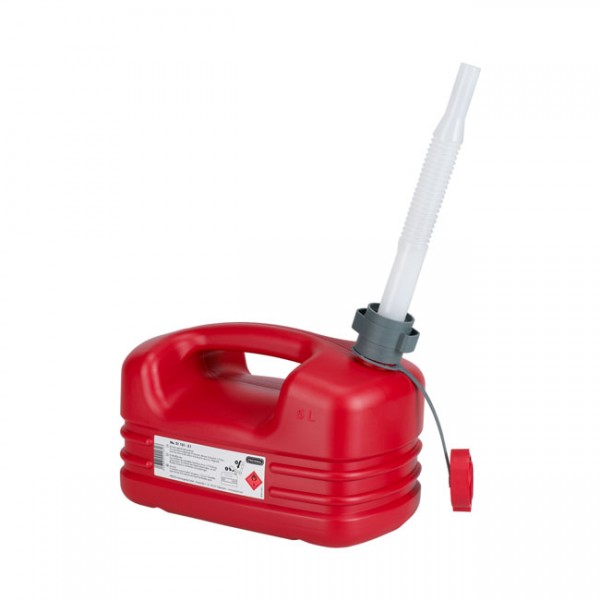 PRESSOL Accessories - HDPE fuel can. Red 5 liter