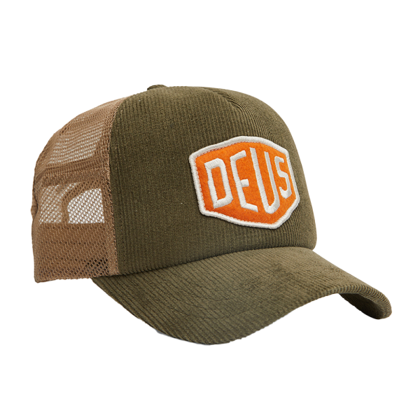 Deus Ex Machina Hat Shield Cord Trucker Olive
