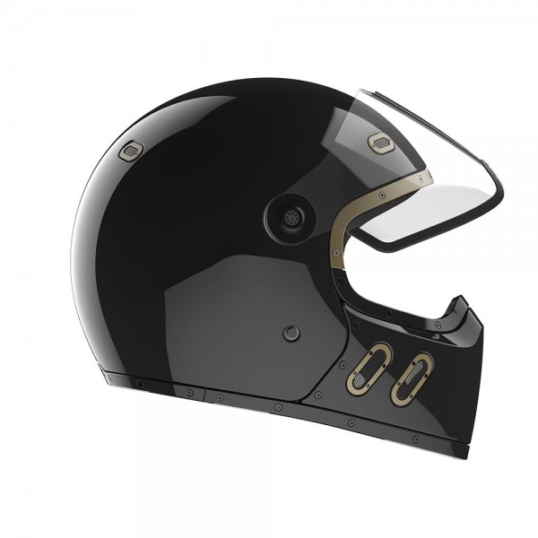 QWART Full Face Helmet Phoenix Gloss Carbon Black ECE