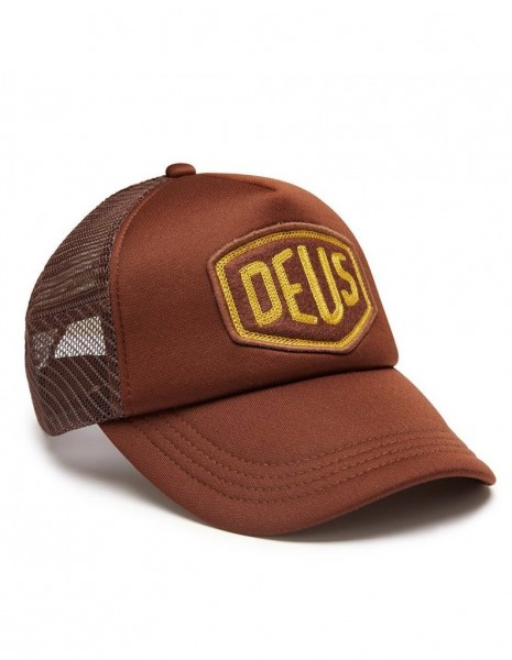 DEUS EX MACHINA Hat Felt Shield Trucker - brown
