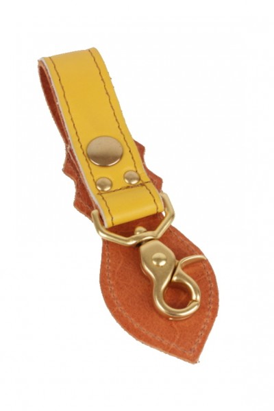 Vanson Leather Key Chain Key Strap yellow