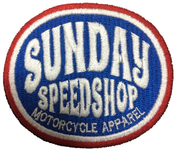 SUNDAY SPEEDSHOP Patch - Cycle Blue