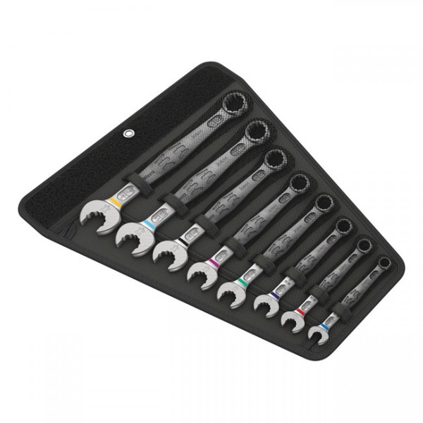 WERA Tools Wrench open/box end set 8-pc Joker 6003 series -US size - Hexagon screw heads and nuts