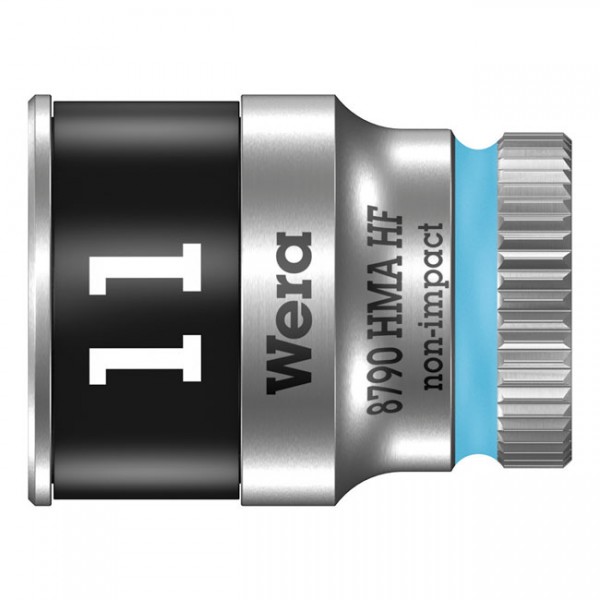 WERA Tools Zyklop 1/4&quot; socket with holding function Metric 11.0 - Hex bolts and nuts