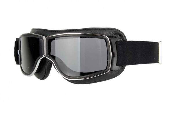 AVIATOR Vintage Goggles T2 black chrome smoke