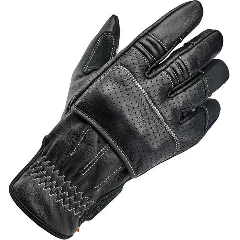 BILTWELL Handschuhe - "Borrego Black/Cement CE" - schwarz & weiß