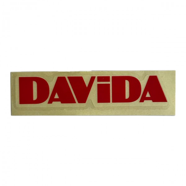 DAVIDA Logo Sticker red