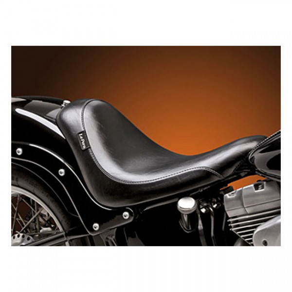 LEPERA Seat LePera, Silhouette solo seat. Smooth - 00-07 Softail FXSTD Deuce (excl. other Softails) (NU)