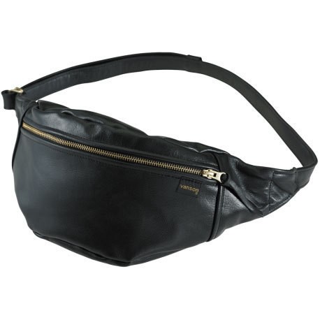 VANSON Waist Bag Fanny Pack Large - black