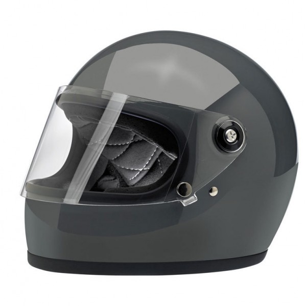Biltwell Full Face Helmet Gringo S Storm Grey with ECE DOT