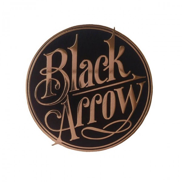 Black Arrow Logo Pin