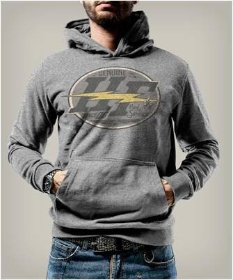 HOLY FREEDOM Men&#039;s Hoodie - &quot;Shining&quot; - grey