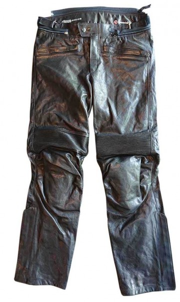 MEINDL Leather Pants Motorcycle Kangaroo - black