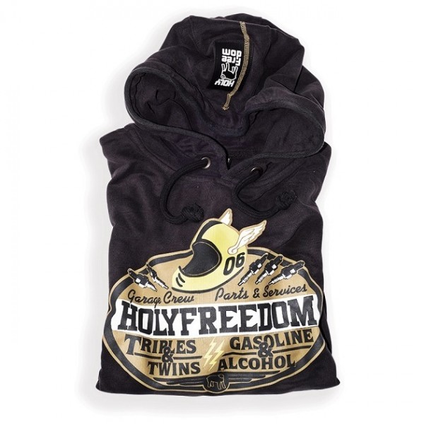 HOLY FREEDOM Hoodie - &quot;Integrale&quot; - coal