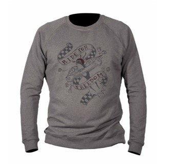 DMD Sweatshirt - &quot;Freedom&quot; - grey