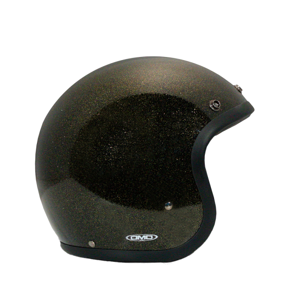 DMD Retro open face helmet Glitter Bronze ECE.06