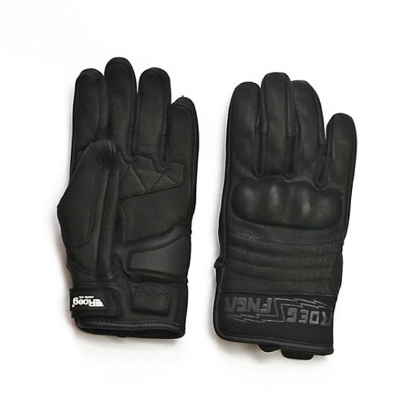 ROEG gloves FNGR All-Leather in black