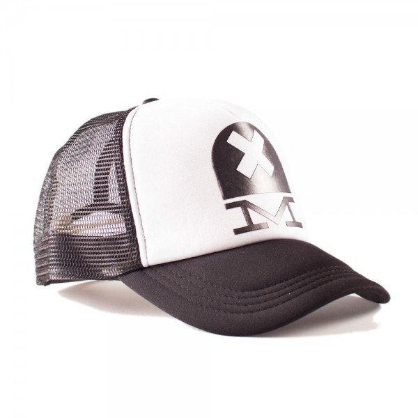 DEUS EX MACHINA Hat - &quot;Deusxm Trucker&quot; - black &amp; white