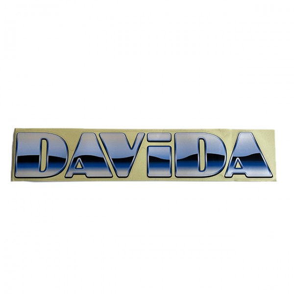 DAVIDA Logo Sticker large sticker blue