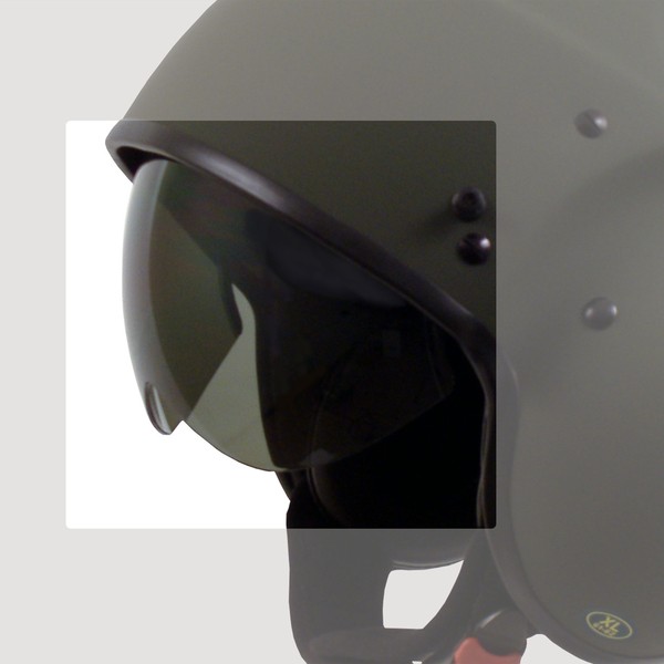 DRAXTAR P-104 - dark tinted replacement visor
