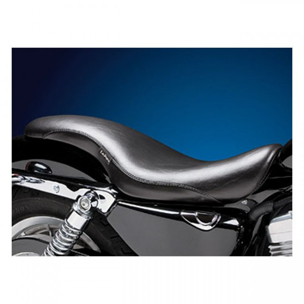 LEPERA Seat LePera, King Cobra 2-up seat. Smooth - 04-20 XL (excl. 07-09 XL) with 3.3 gallon fuel tank