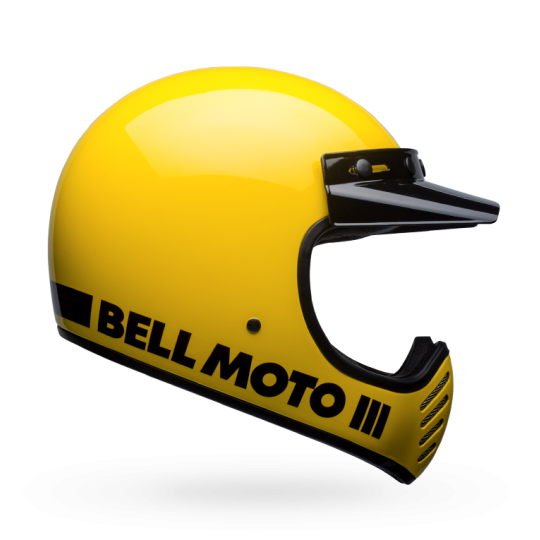BELL Moto 3 Classic Yellow with ECE